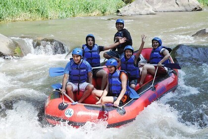 Rafting en eau vive à Ubud et visite du village de safari VW d'Ubud