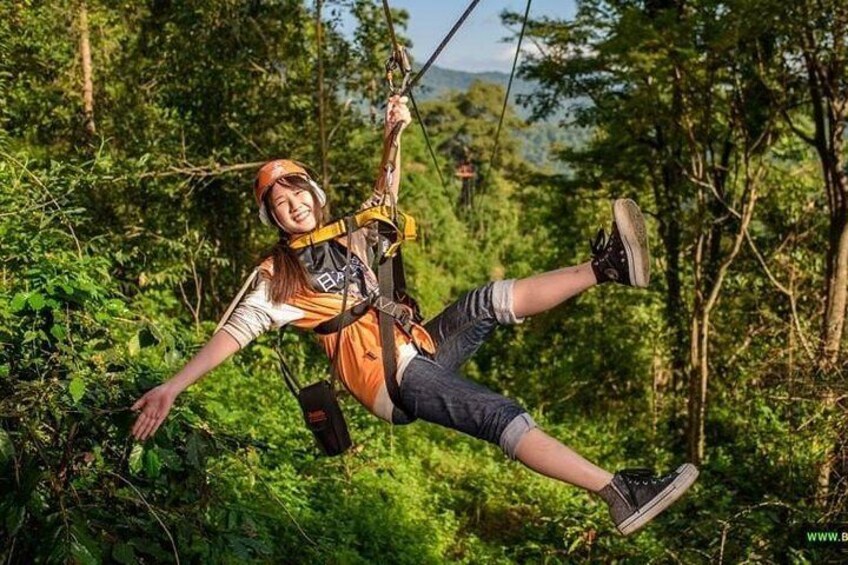 Flying Hanuman Zipline 28 platform with meal