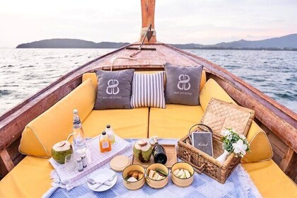 Krabi Luxury Longtail boat trip to 4 Islands Trip w/ Lunch