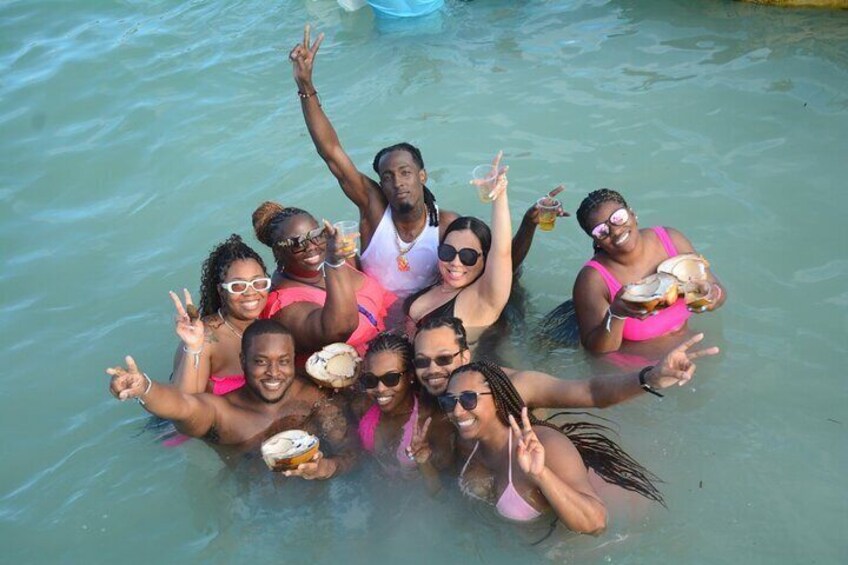 Private Boat with lovely snorkeling, water slide and Coast Tour