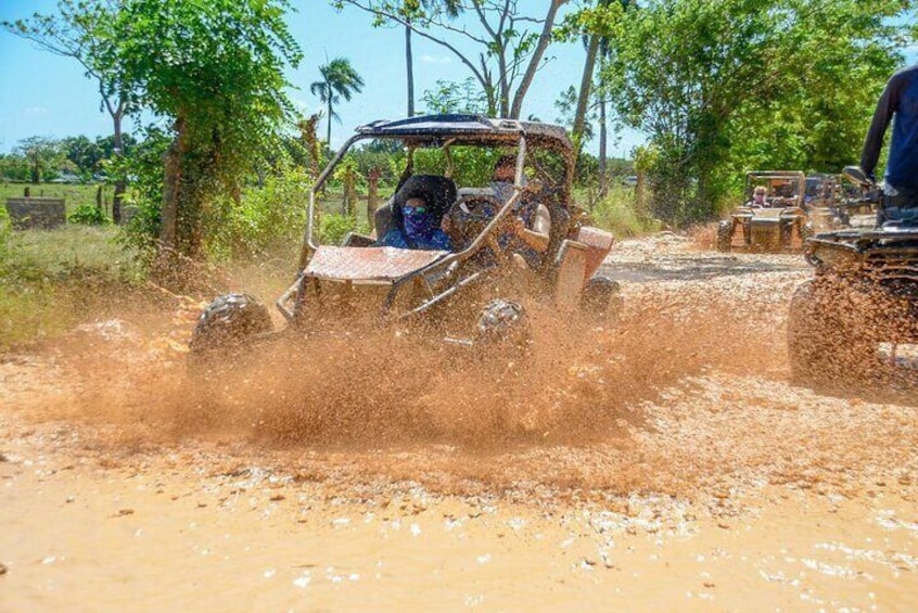 Full-day off-Road Dune Buggy, & hip hop Party Boat 
