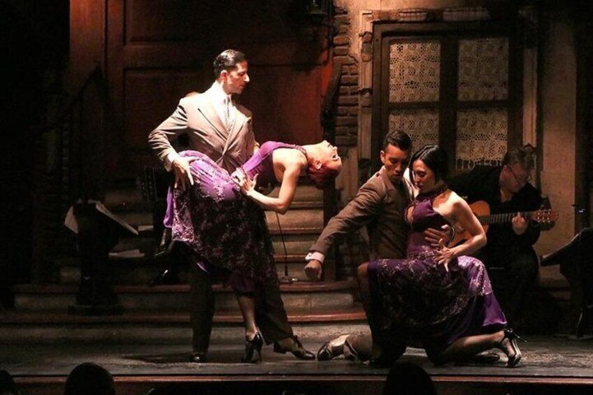 Aljibe Tango Earlier Show With Private Transfers From Port & Hotels Buenos Aires