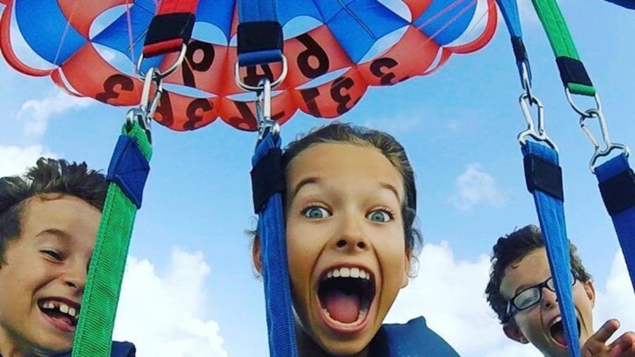 Key to the Sea Parasailing- Birds Eye View of the Best Beach in the world