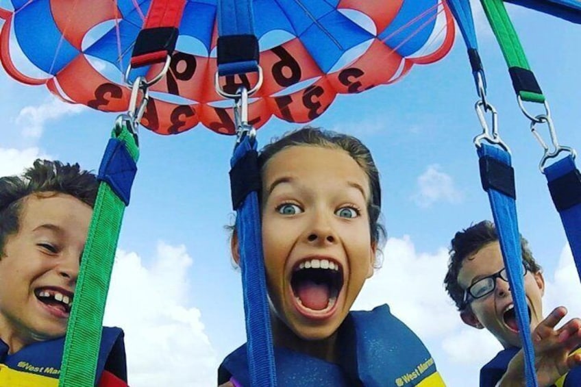 Key to the Sea Parasailing- Birds Eye View of the Best Beach in the world 