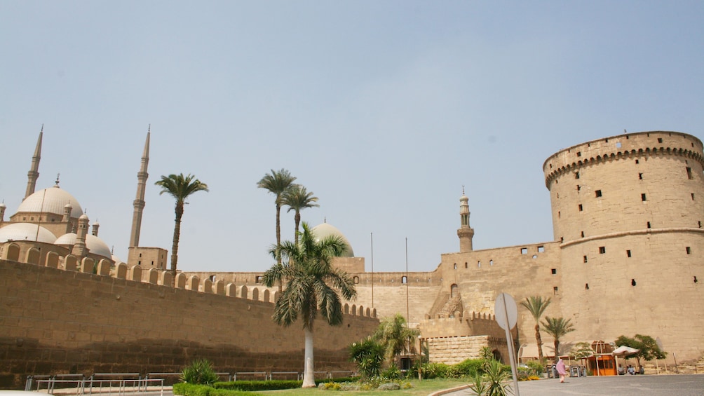 Landscape view of the Cairo Citadel in Cairo 