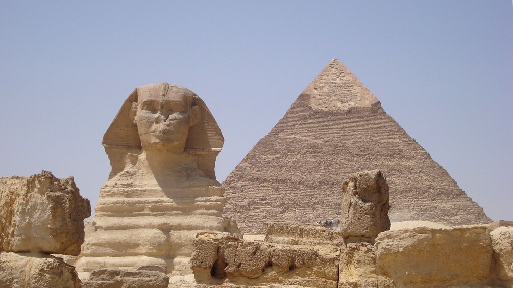 Sphinx Pyramid in Giza Egypt 