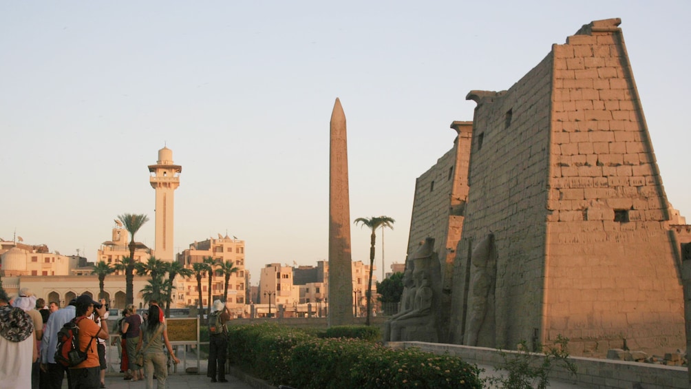 Ancient town and ruins in Luxor