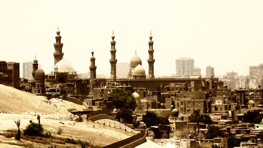 Beautiful landscape view of Cairo 