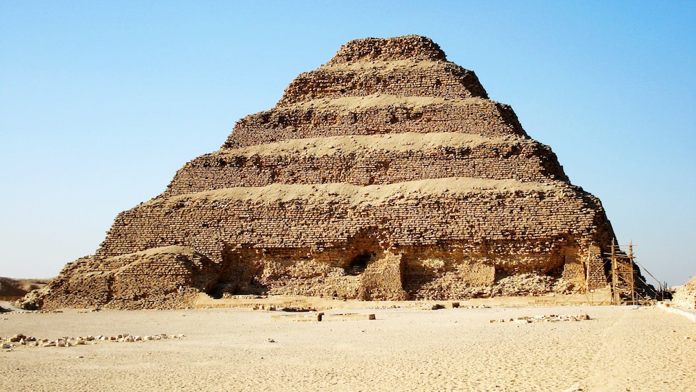View of the Saqqara in Egypt 