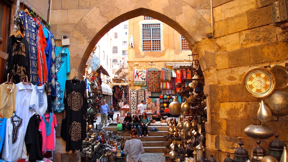 Khan el-Khalili Bazaar in Cairo 