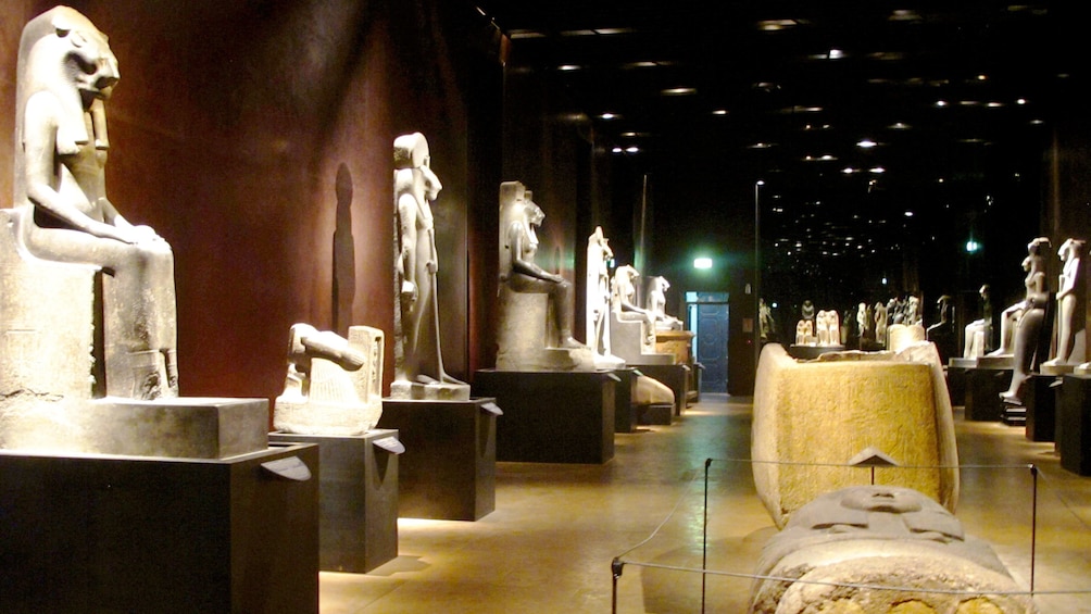 VIew inside the Egyptian Museum in Cairo