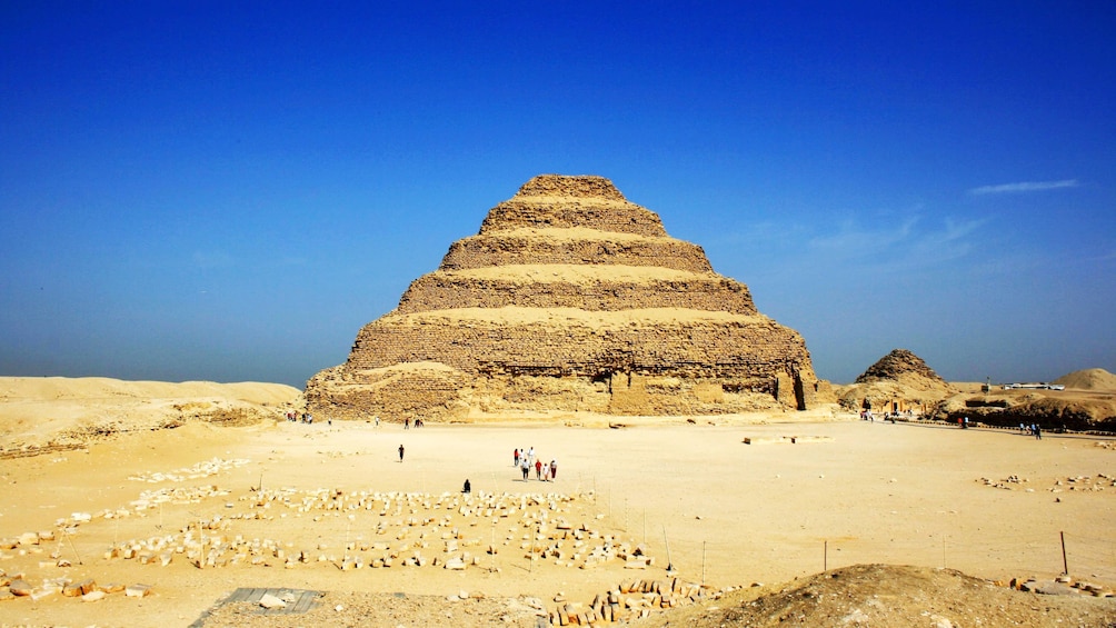 Landscape view of the Saqqara in Cairo 