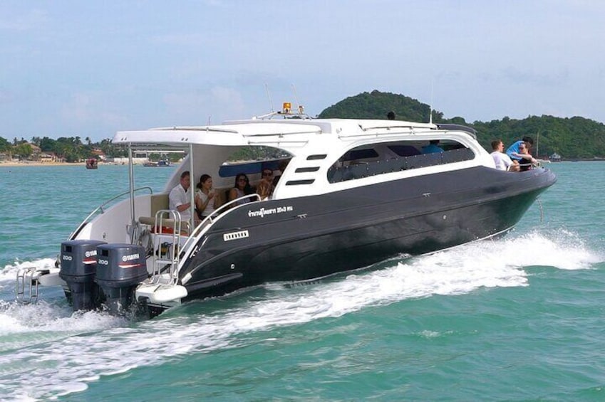 Samui Boat Charter, Private Half-Day 4 hours Koh Phangan Cruise from Koh Samui.