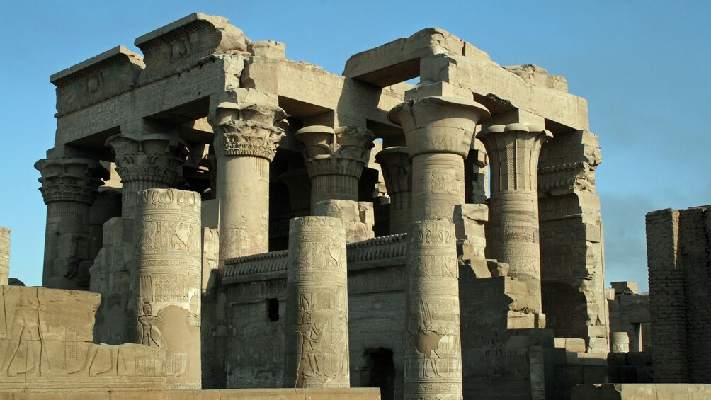 stone buildings in luxor