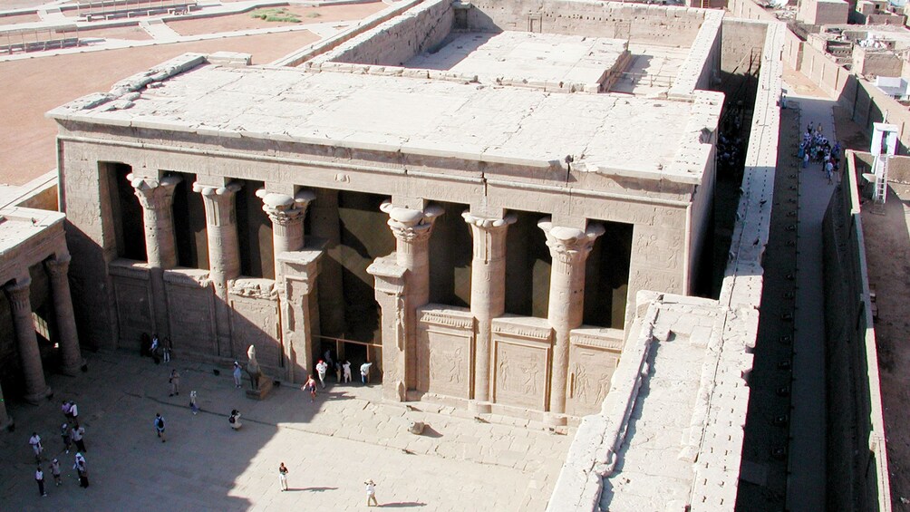 stone buildings in luxor