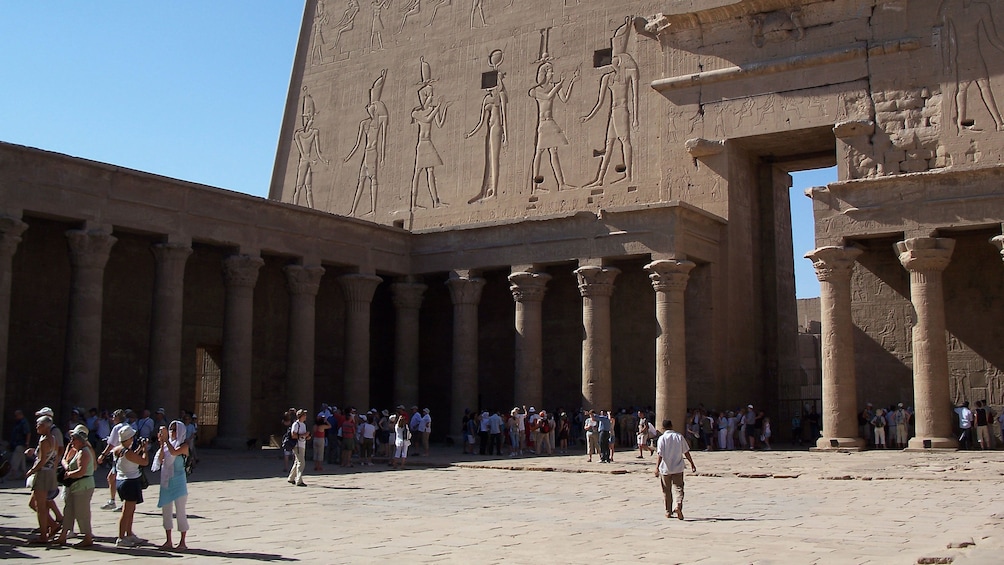 stone buildings in luxor