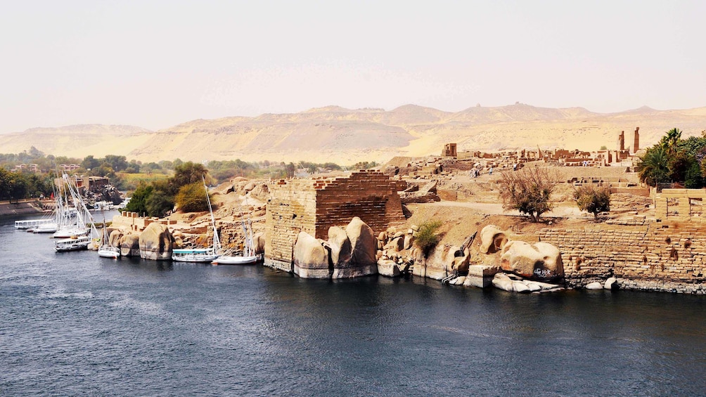 Ancient fortress on Elephantine Island in Aswan