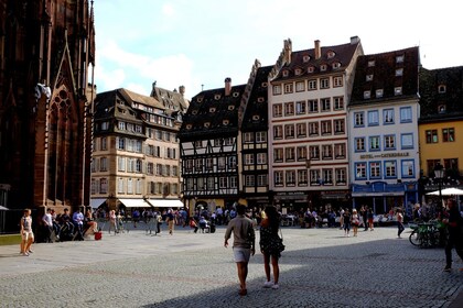 Tour privado para familias por Estrasburgo y mercado navideño