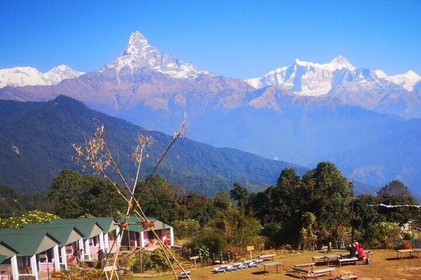 Australian Camp with the view of Fishtail (6,997 m)