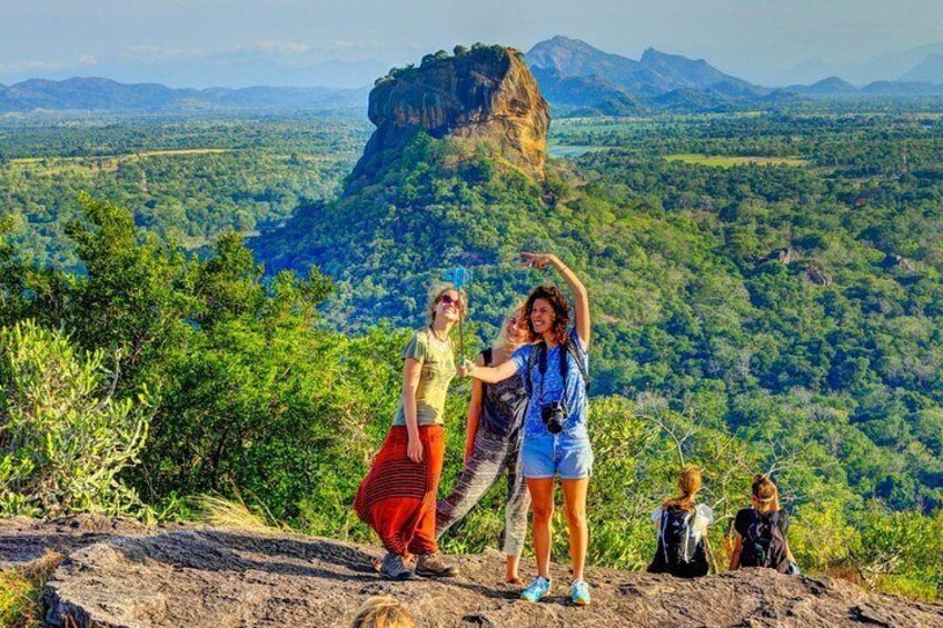 visiting Pidurangala Rock Sri lanka.