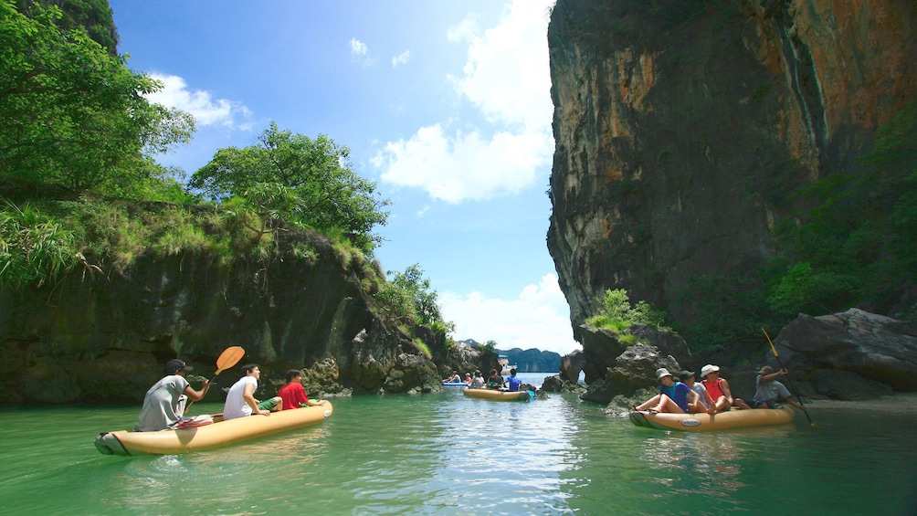 kayaking near the islands of Phuket