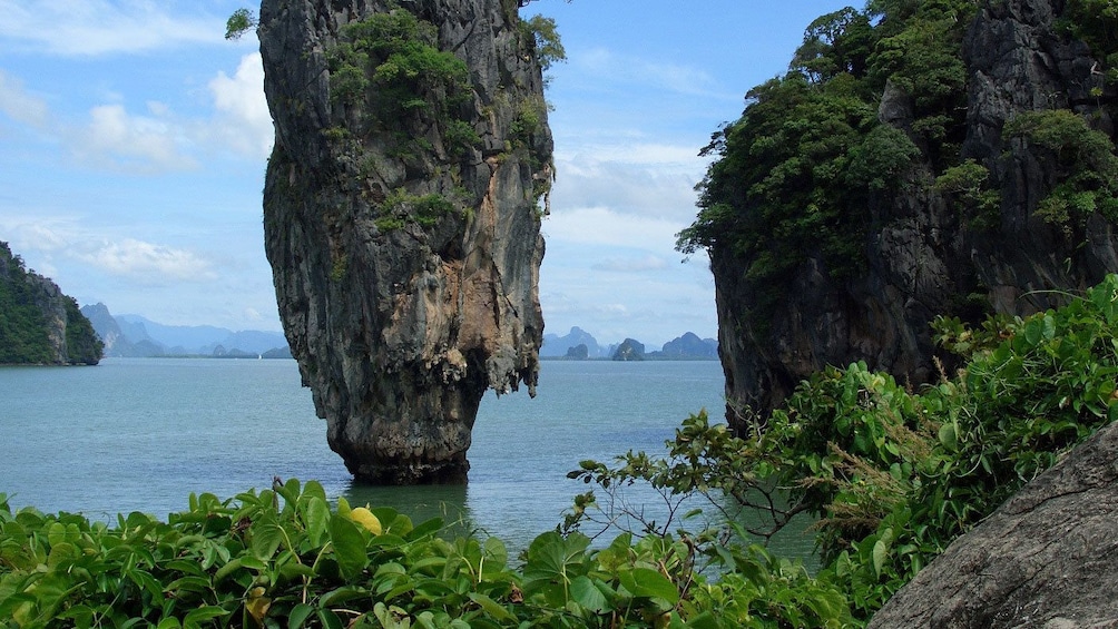 tall rock island in Phuket
