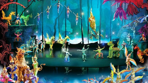 acrobatic performance at the Siam Niramit in Thailand