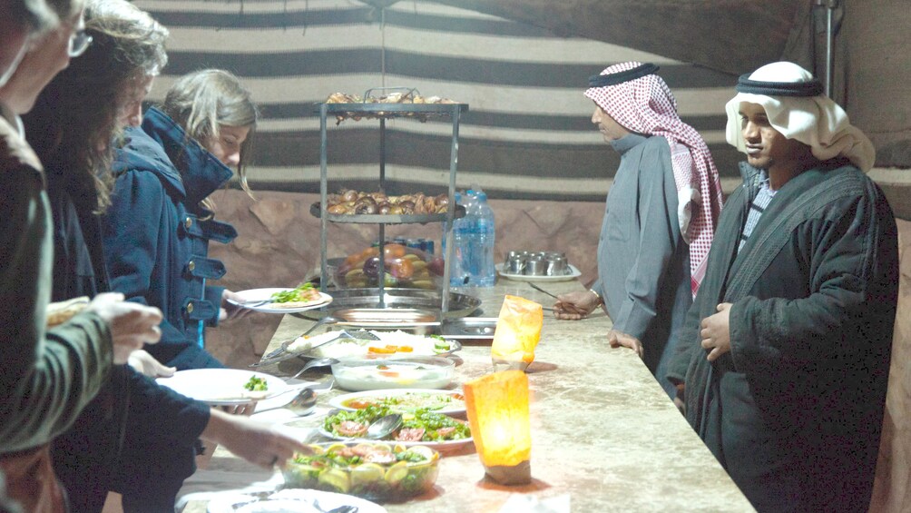 people dining in egypt