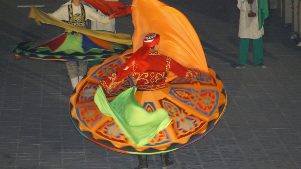 dancer in costume in egypt