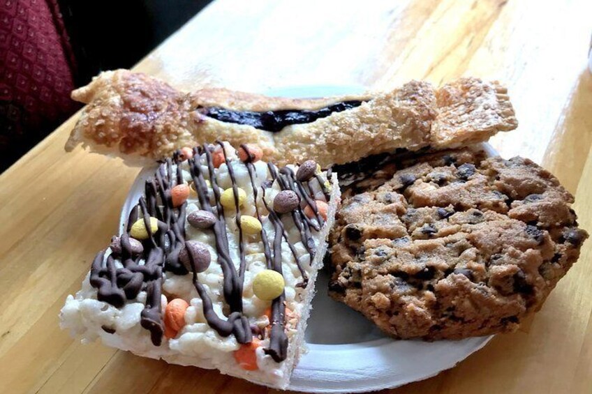 Enjoy generous desserts from Bean Haus Bakery