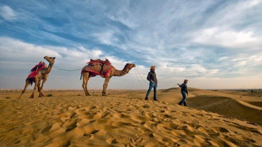 Jaisalmer Thar Camel Safari With Folk Dance & Marwari Dinner