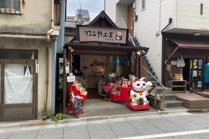 Yanaka is known as a cat town!!