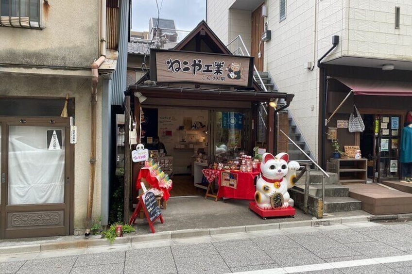 Yanaka is known as a cat town!!