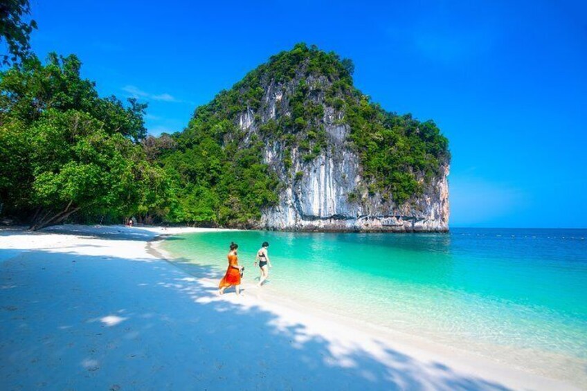 Krabi Hong Island Tour: Charter Private Long-tail Boat by Railay Local Travel