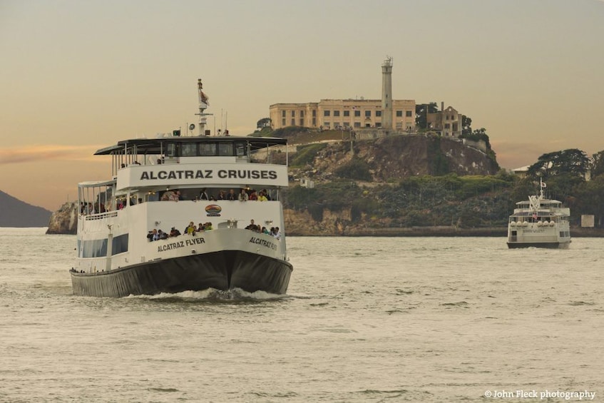 Cruise ship near Alcatraz