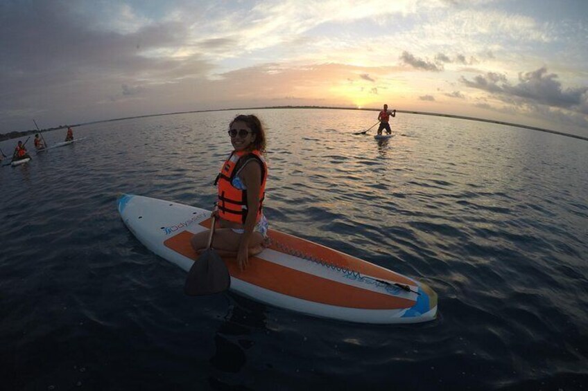 Golden Hour at Mariscal Lagoon: A Sunset to Remember