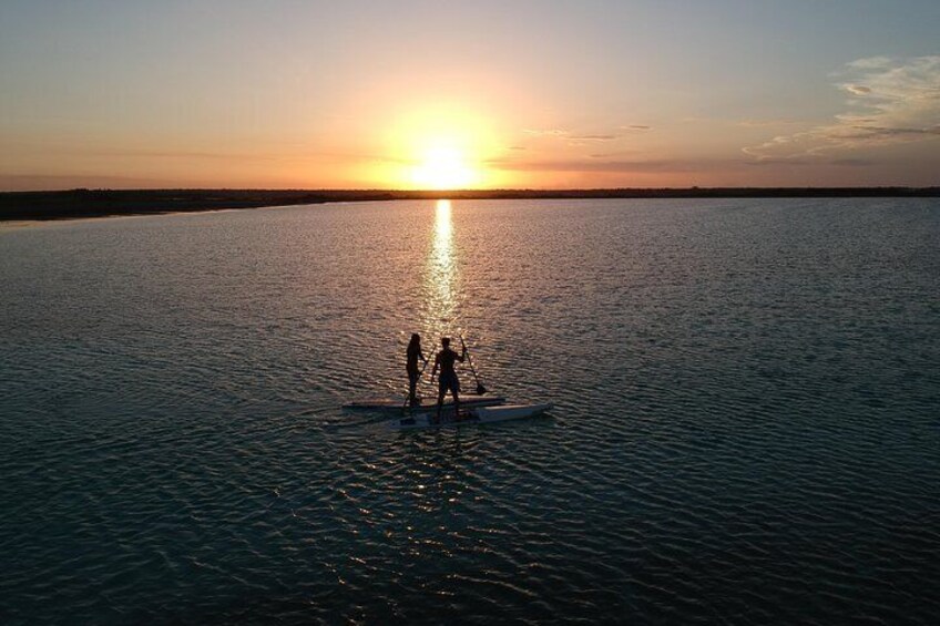 Golden Hour at Mariscal Lagoon: A Sunset to Remember
