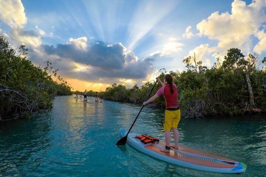 Golden Hour at Mariscal Lagoon: A Sunset to Remember