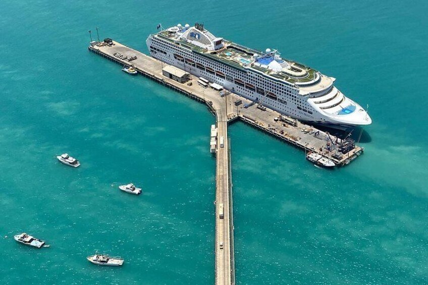 Cruise Ship Moored on the Jetty
