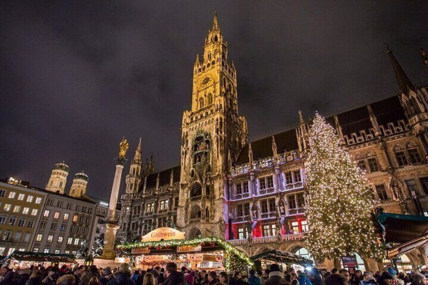 Munich Wonder of Christmas with visit to Markets and Gluhwein