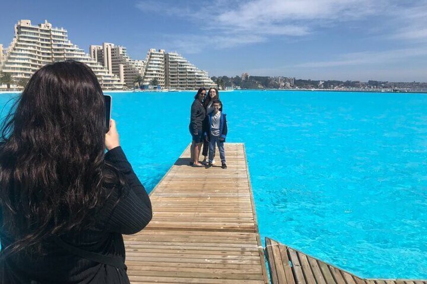 Worlds biggest pool in Algarrobo