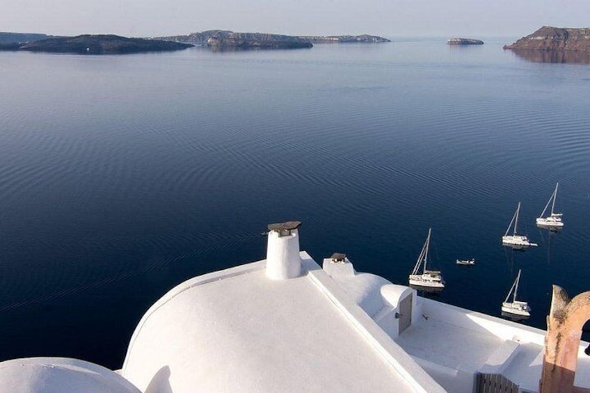 Shared Sunset Cruise around Santorini's best beaches