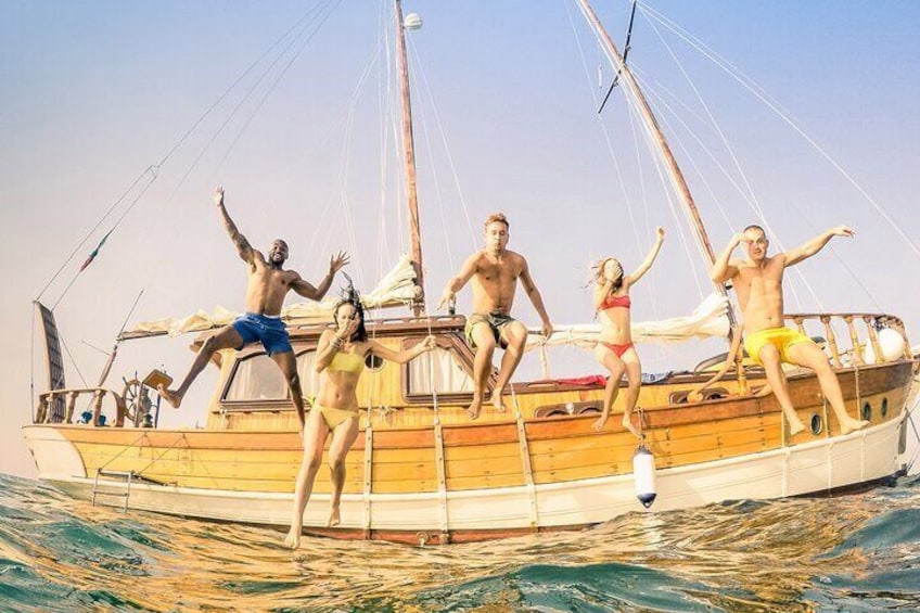 Private Day Trip to the most beautiful beaches of Rhodes on a traditional boat