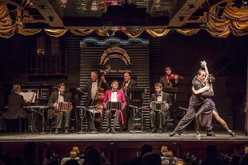 La Ventana Tango Show With Dinner In Buenos Aires