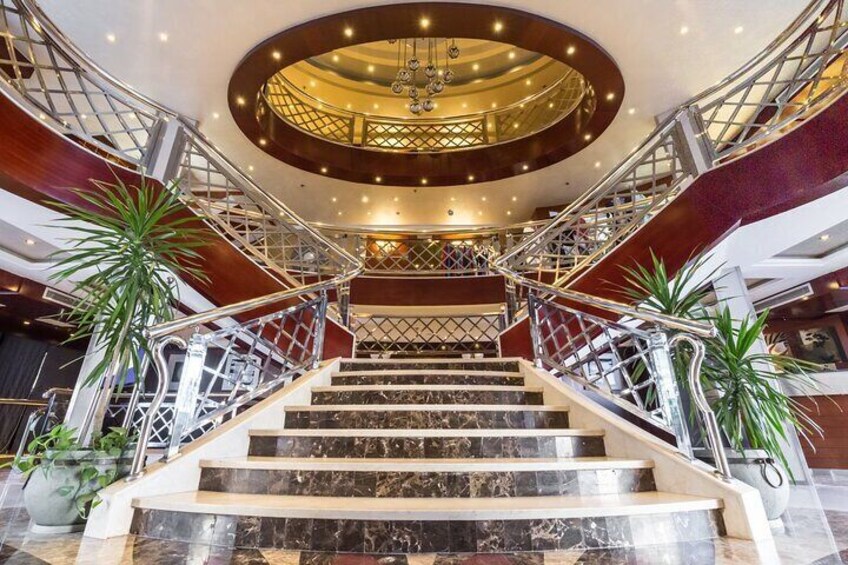 Main floor of the cruise ship