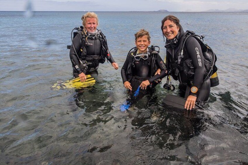 Happy face after the dive