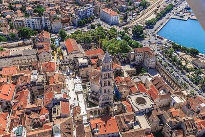 The Diocletian route - Panoramic Flight over Split