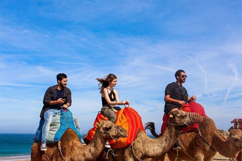 From Tangier: Cap Spartel and Hercules Cave with Camel Ride