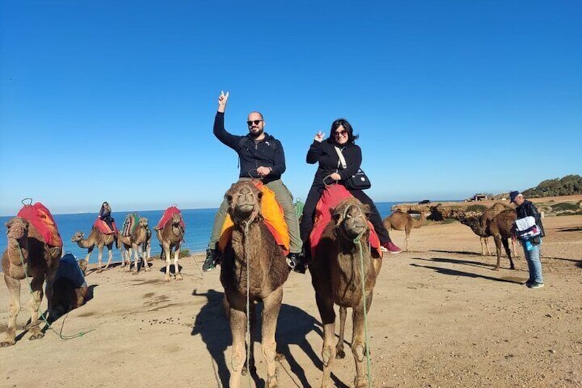 From Tangier: Cap Spartel and Hercules Cave with Camel Ride