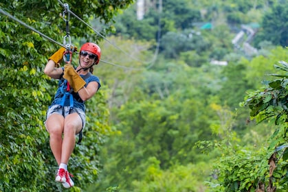 Mountain Zipline Adventure from Punta Cana